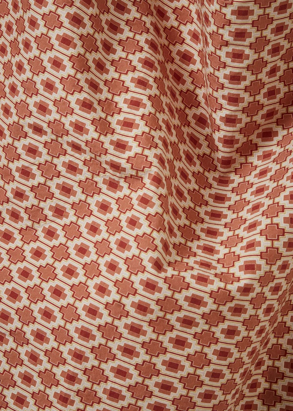 Kids Caramel Dandelion Cotton Scarf - Kaleidoscope Print - Image 2 of 5