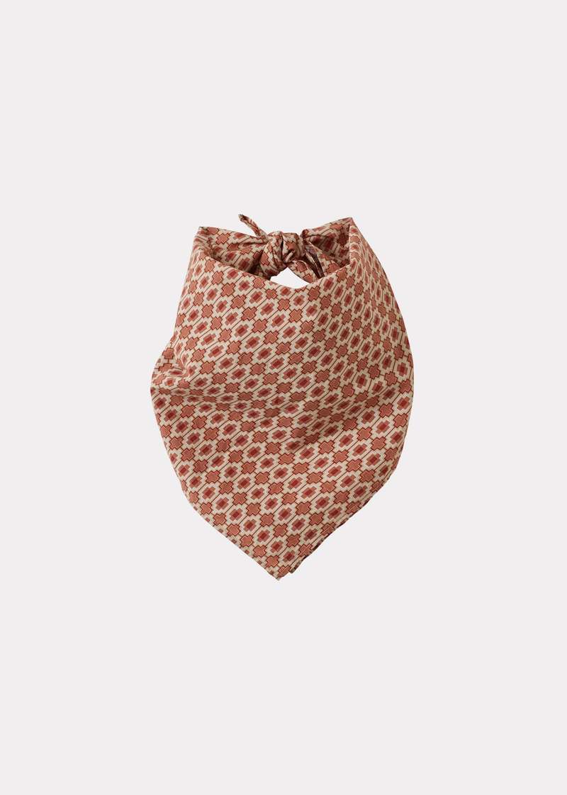 Kids Caramel Dandelion Cotton Scarf - Kaleidoscope Print