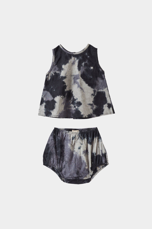 KIDS Caramel Lettuce Baby Cotton Top And Bloomers Set