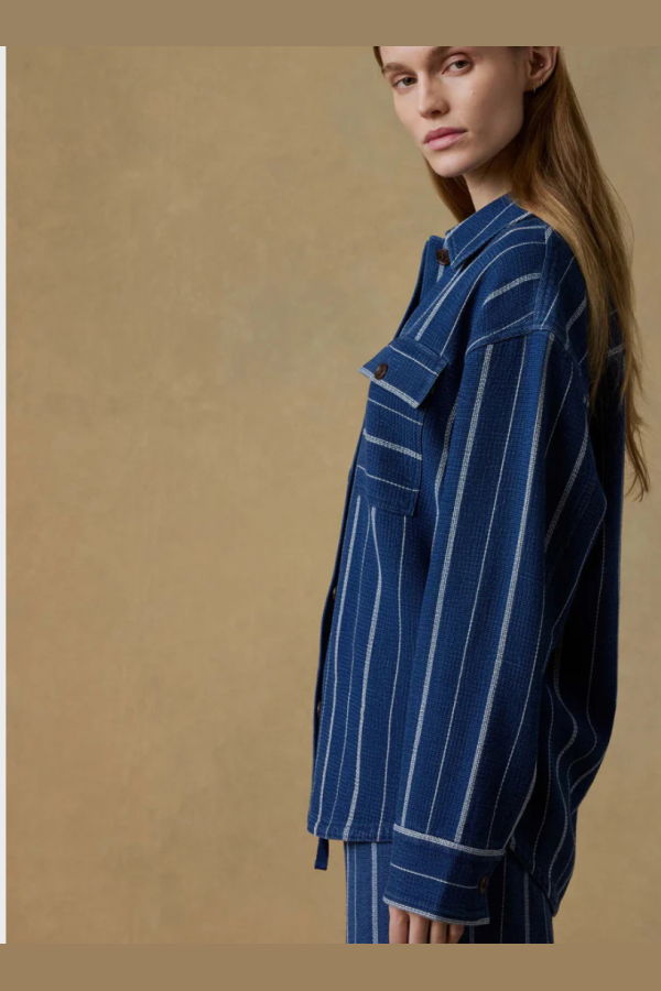 Faherty Island Tide Shirt Jacket - Indigo