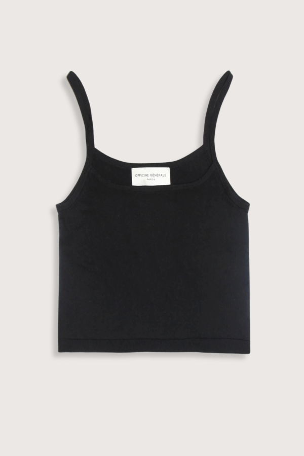 Officine Generale Eliane Tank Top - Black