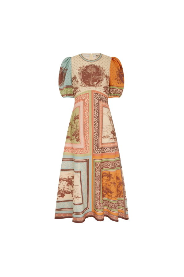 ALEMAIS Alberta Midi Dress - Multi