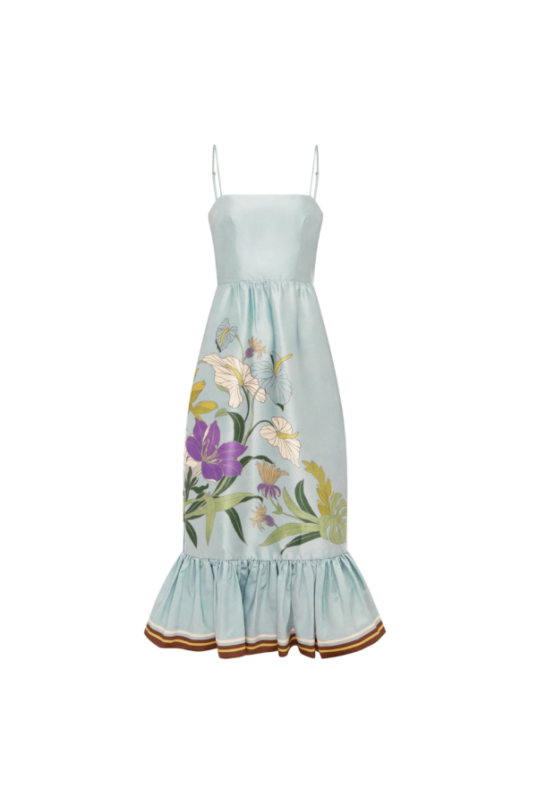 ALEMAIS Alfie Midi Dress - Ice Blue