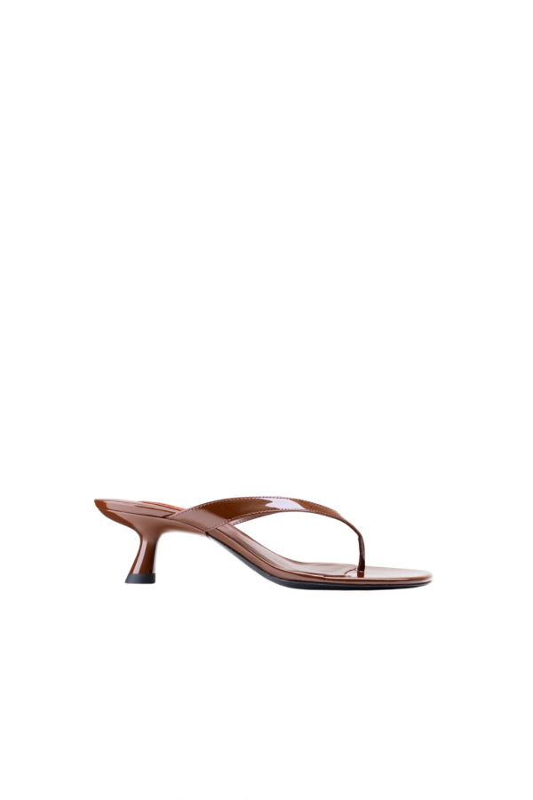 Simon Miller Beep Thong Sandal - Chocolate
