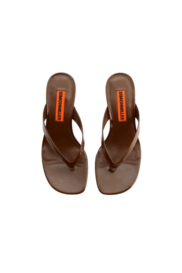 Simon Miller Beep Thong Sandal - Chocolate