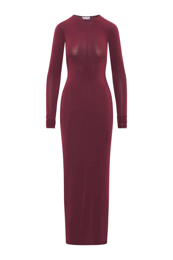 Artemis Diciero Carmen Maxi Dress - Burgundy