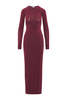 Artemis Diciero Carmen Maxi Dress - Burgundy - Thumbnail 1