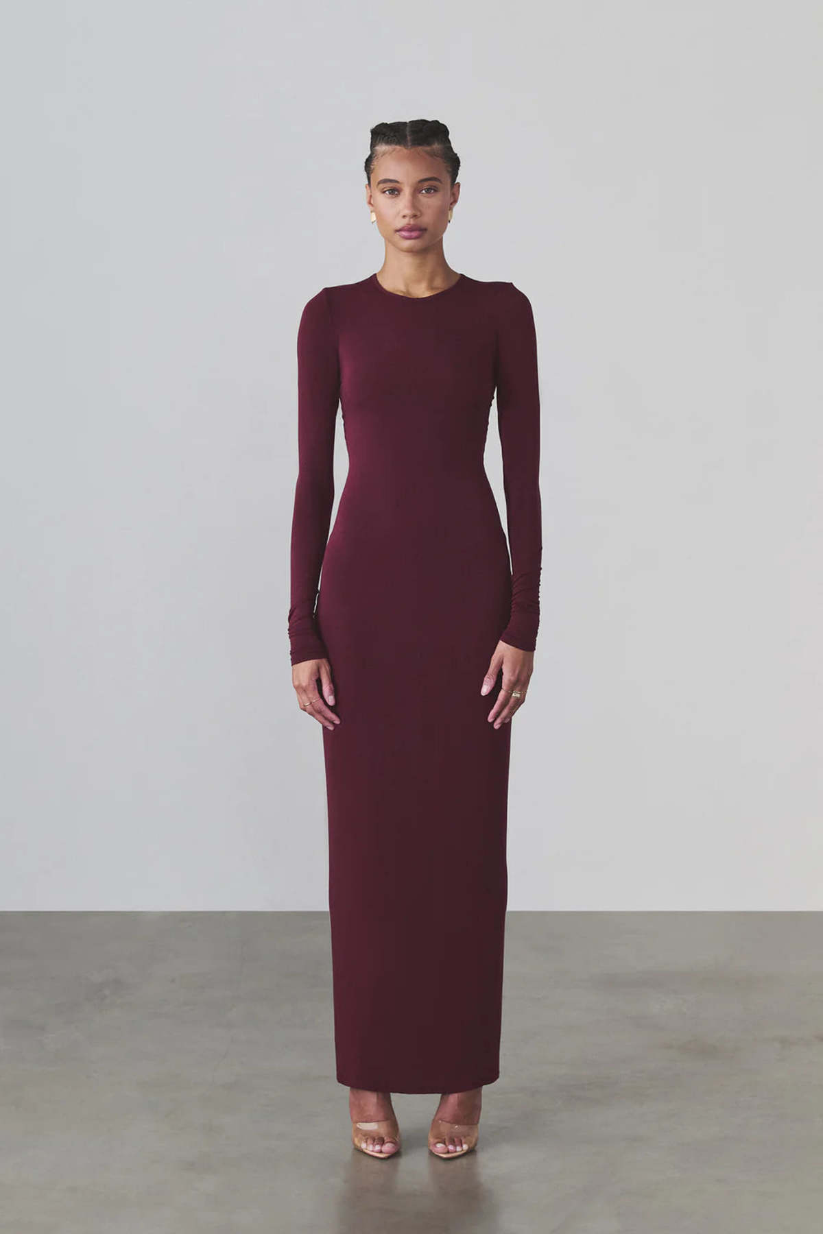 Artemis Diciero Carmen Maxi Dress - Burgundy - Image 2 of 4