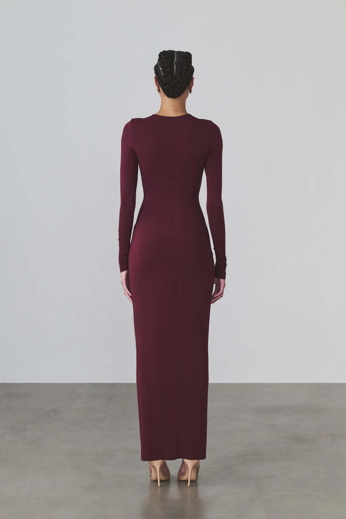 Artemis Diciero Carmen Maxi Dress - Burgundy - Image 4 of 4