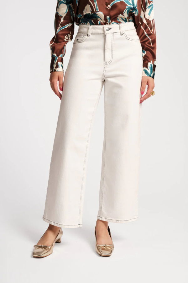 Frances Valentine Ace Jean Jeans - White