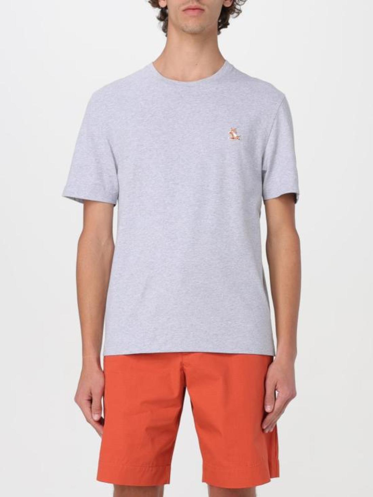 Maison Kitsuné T-Shirt - Light Grey Melange - Image 1 of 1