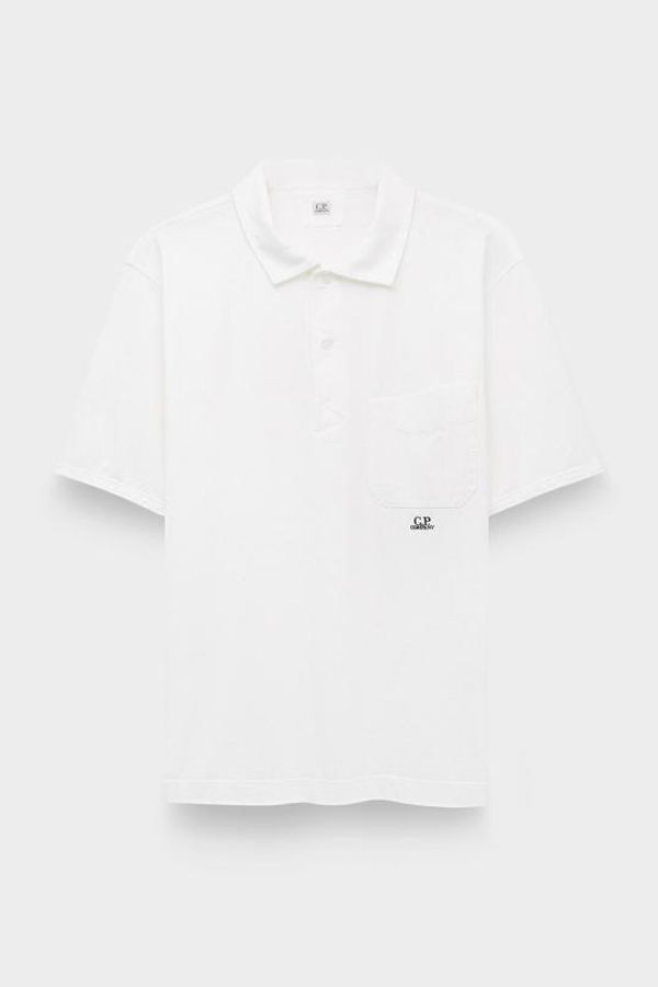 C.P. Company 14CMPL259A006057O103 Polo Shirt - Gauze White