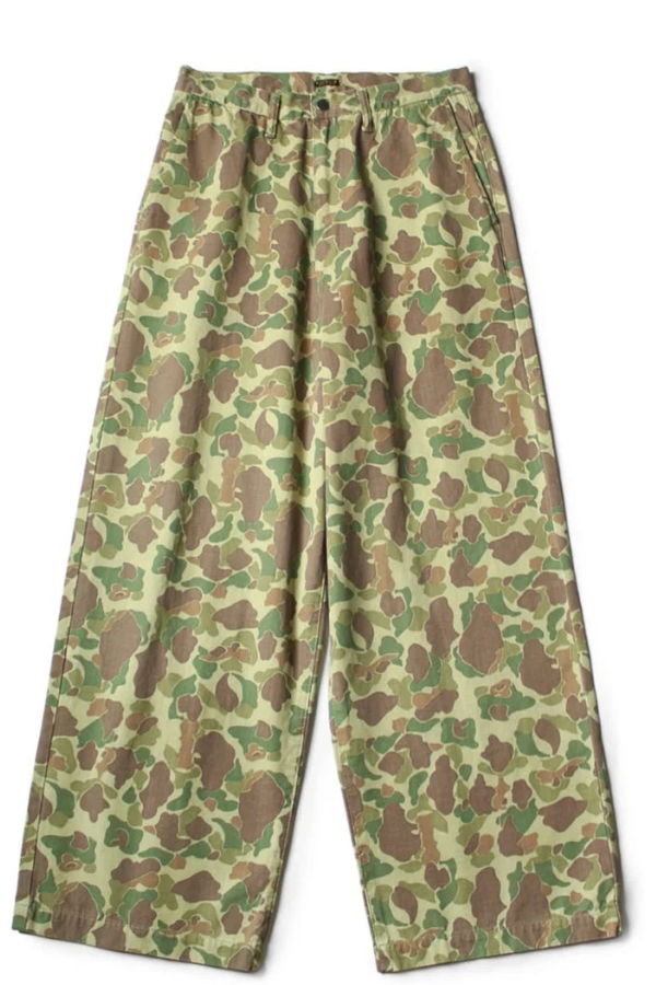 Kapital Hunter Camo Herringbone Port Baggy Pants