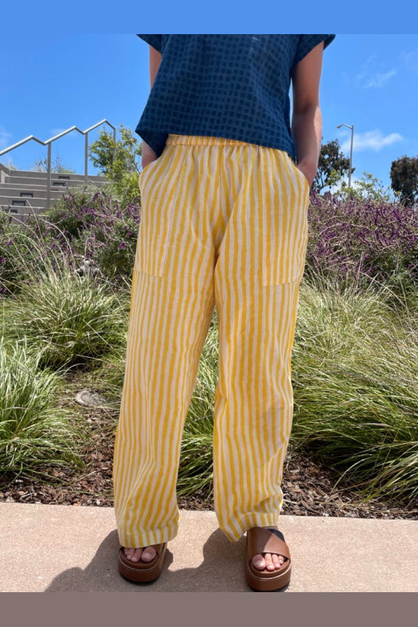 Happy French Gang Omar Ray Pants - Yellow