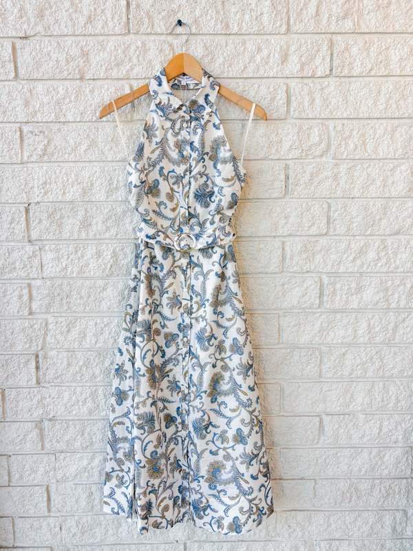Veronica Beard Mackey Dress With Smocking Dress