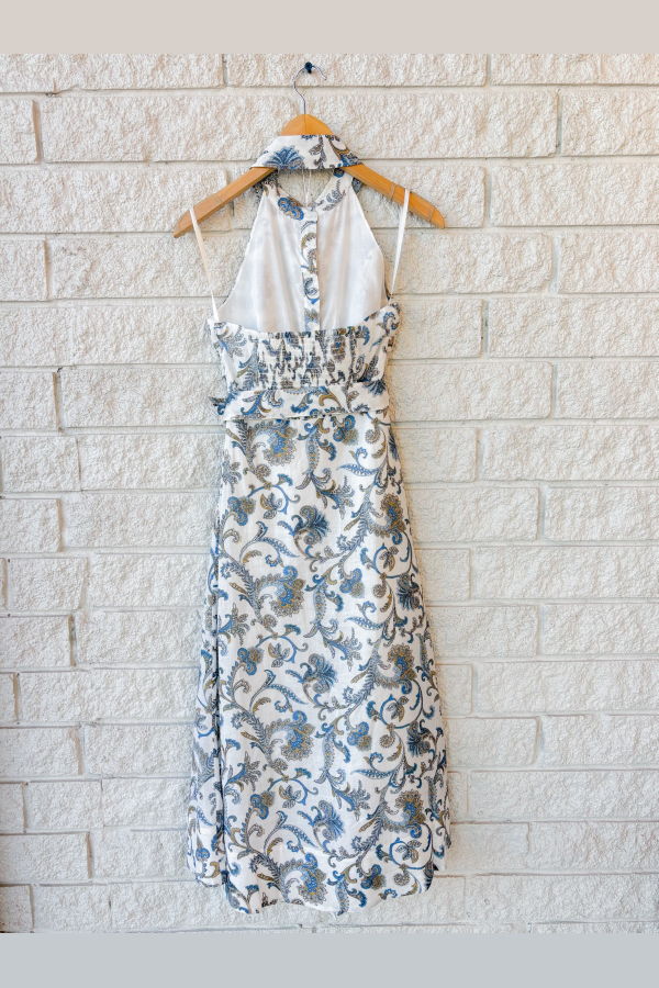 Veronica Beard Mackey Dress With Smocking Dress