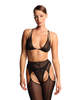 Anoeses Devon Hook & Eye Garter Belt - Black - Thumbnail 6
