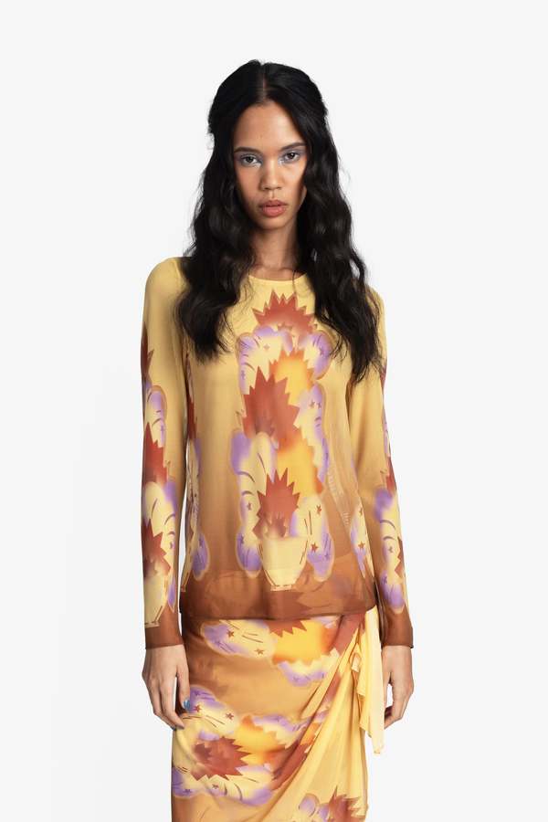 Anna Sui Sunburst Mesh Top Anna Sui Sunburst Mesh Top