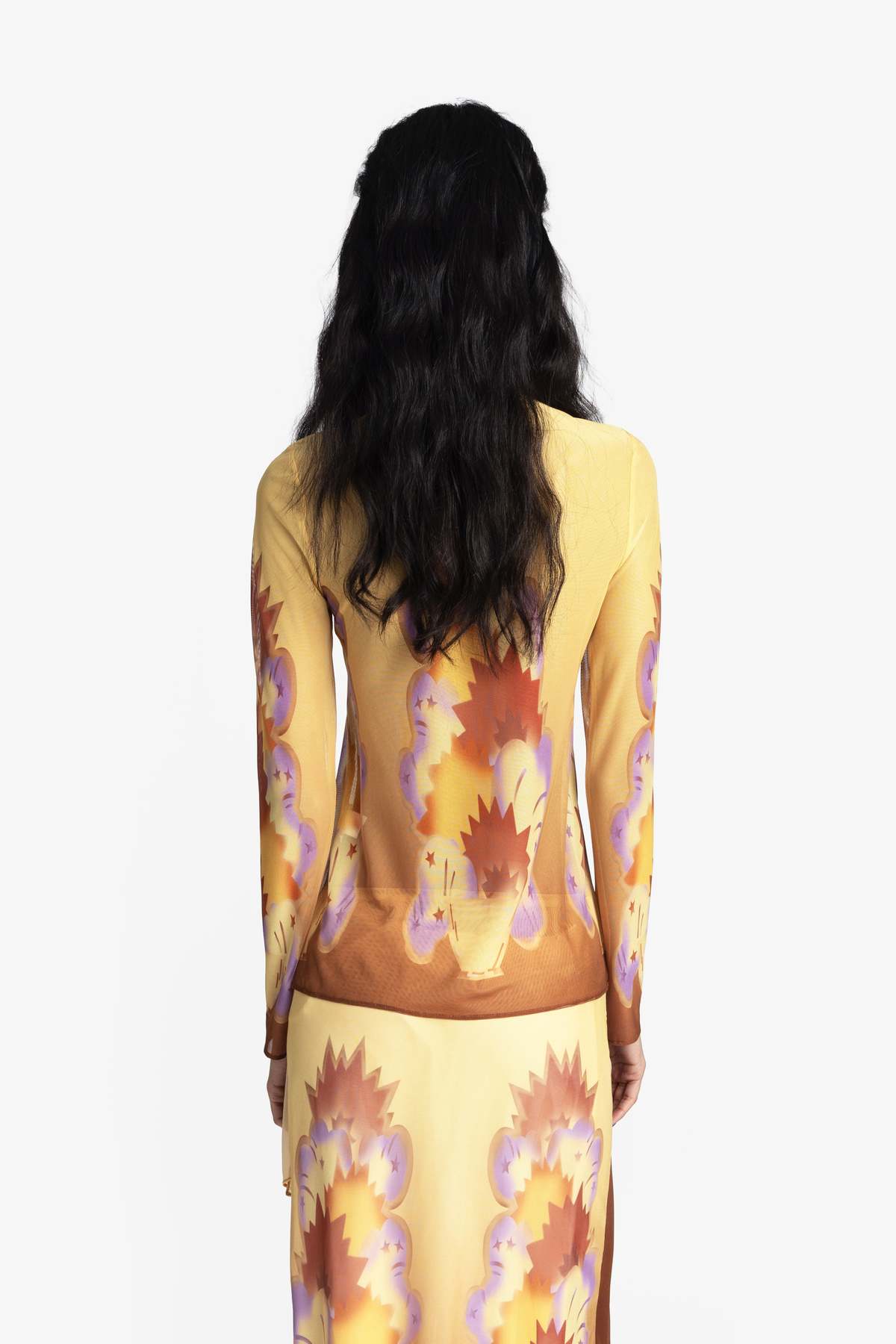 Anna Sui Sunburst Mesh Top - Image 5 of 9