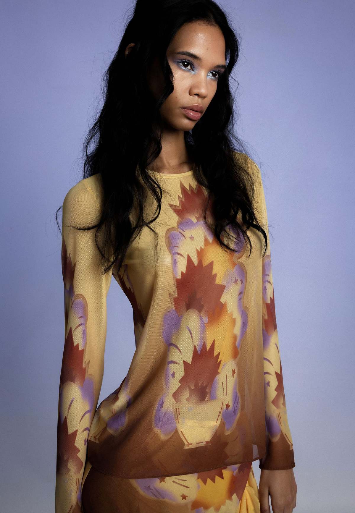 Anna Sui Sunburst Mesh Top - Image 8 of 9