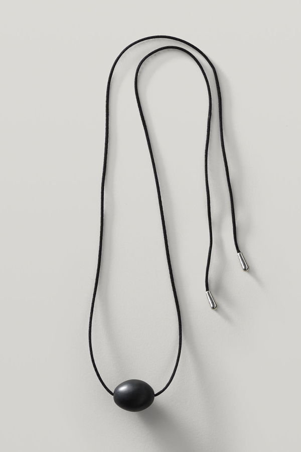 Annika Inez Large Stone Ellipse Necklace