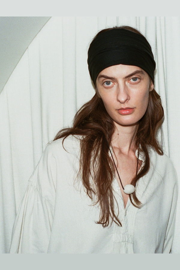 Annika Inez Large Stone Ellipse Necklace