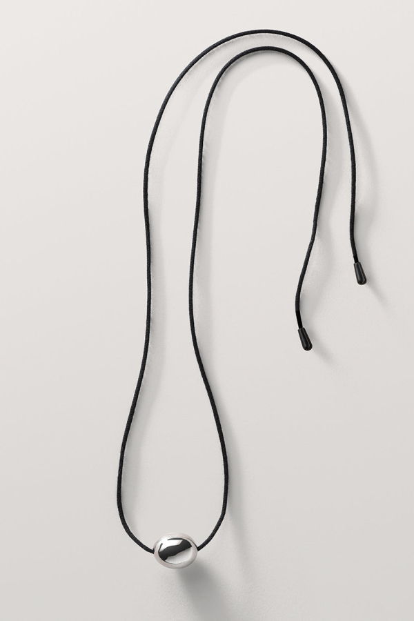 Annika Inez Small Ellipse Necklace - Gold/Silver