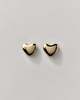 Annika Inez Voluptuous Heart Earring - Silver - Thumbnail 3