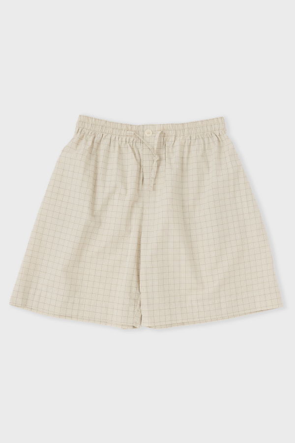 CAWLEY STUDIO Japanese Cotton Seersucker Hilda Shorts