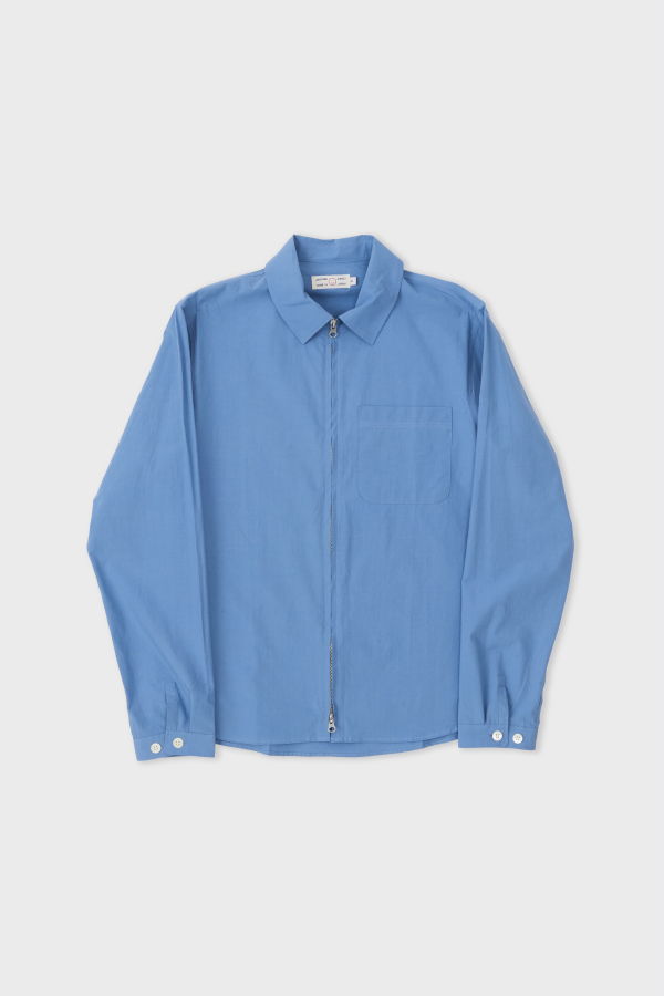 Another Aspect Zip Shirt 1.0 JPN Shirt Jacket - Ocean Blue