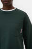 Closed Longsleeve Crewneck Sweatshirt - Royal Green - Thumbnail 3
