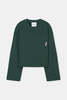Closed Longsleeve Crewneck Sweatshirt - Royal Green - Thumbnail 4