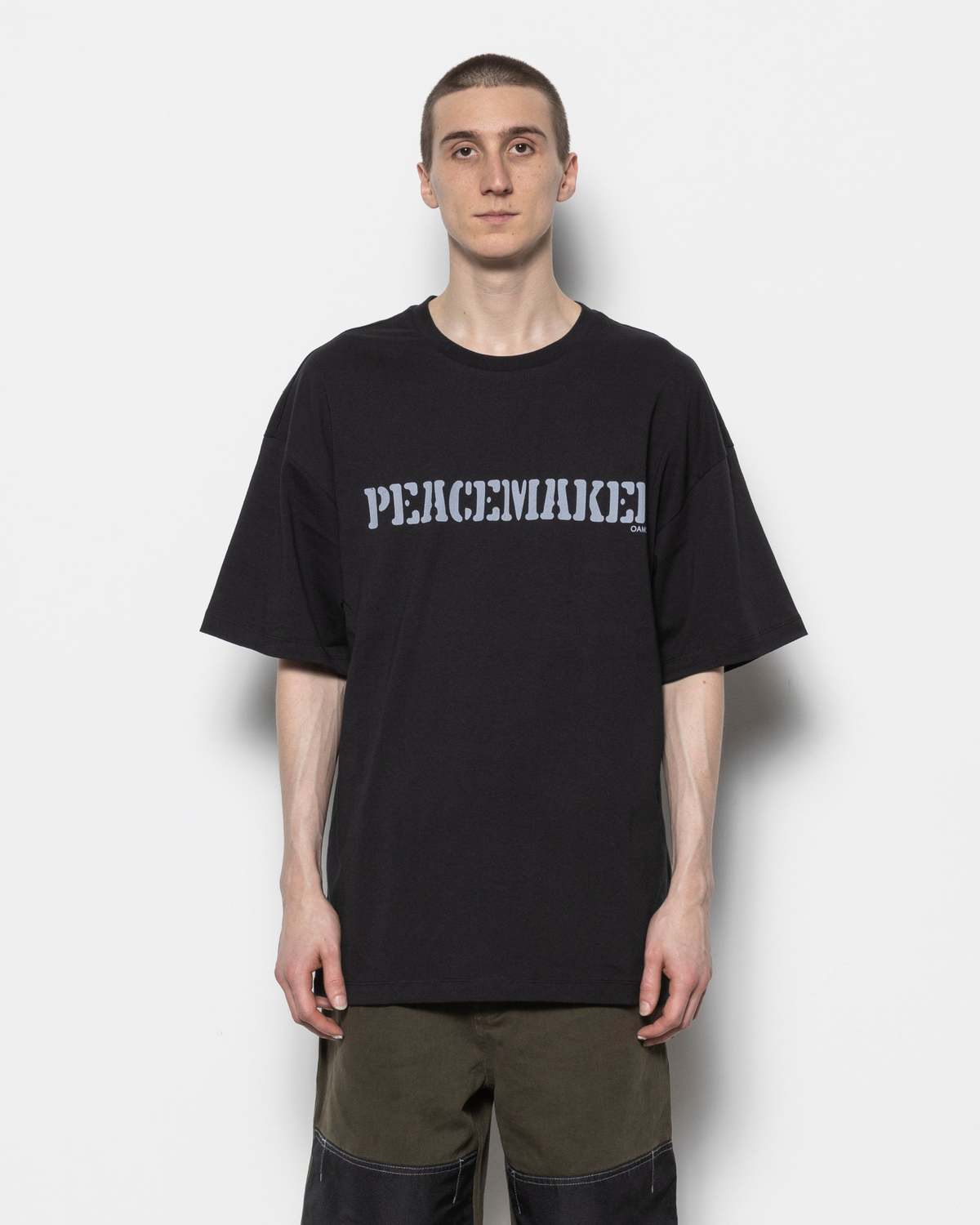 OAMC Loose Fit Flowerred Print Tee - Image 1 of 5