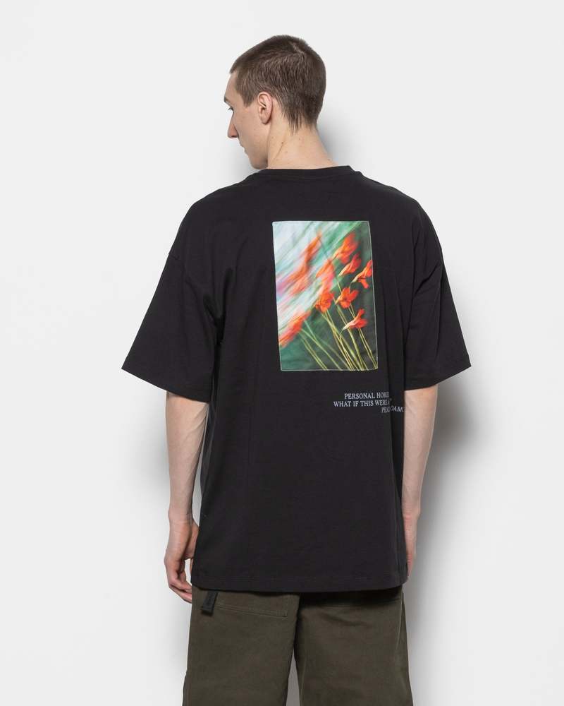OAMC Loose Fit Flowerred Print Tee