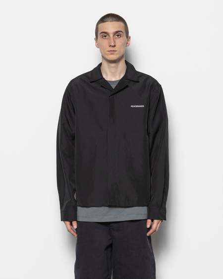 OAMC Overlay Shirt - Navy | Garmentory