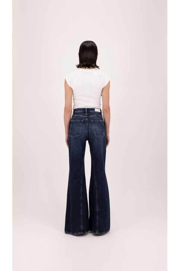 ICON DENIM LOS ANGELES Stella Flared Jeans Jeans - Deep Blue