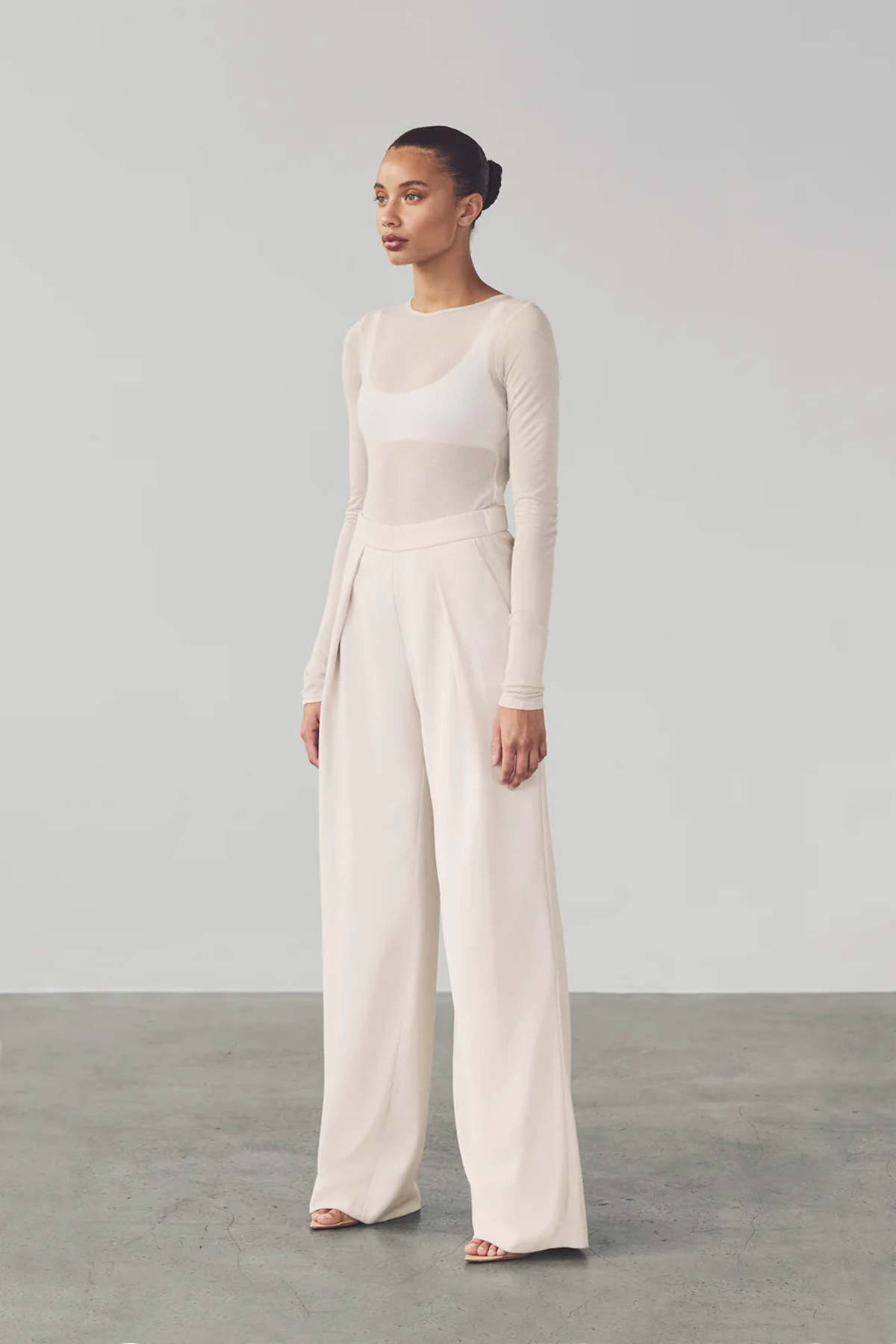 Artemis Diciero Dasha Bodysuit Slightly Sheer - White - Image 2 of 4