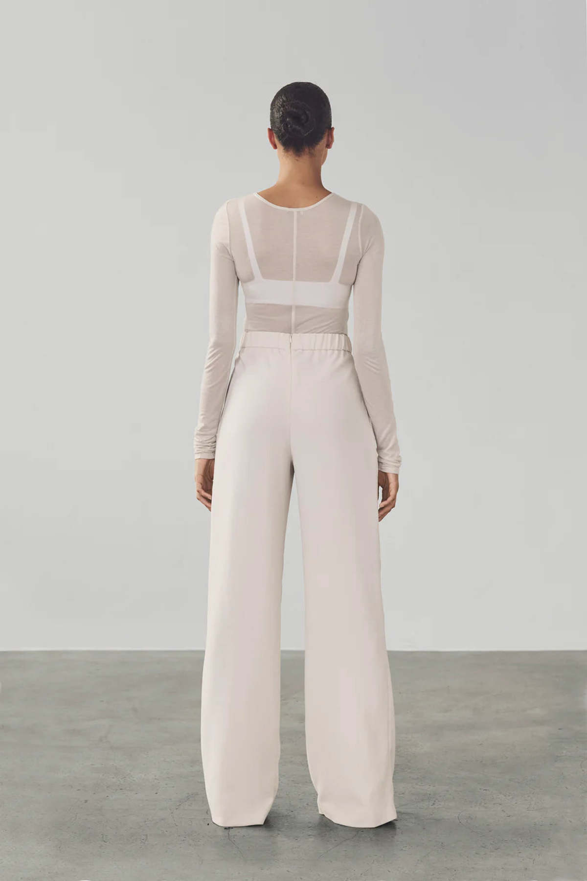 Artemis Diciero Dasha Bodysuit Slightly Sheer - White - Image 3 of 4