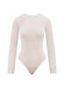 Artemis Diciero Dasha Bodysuit Slightly Sheer - White - Thumbnail 4