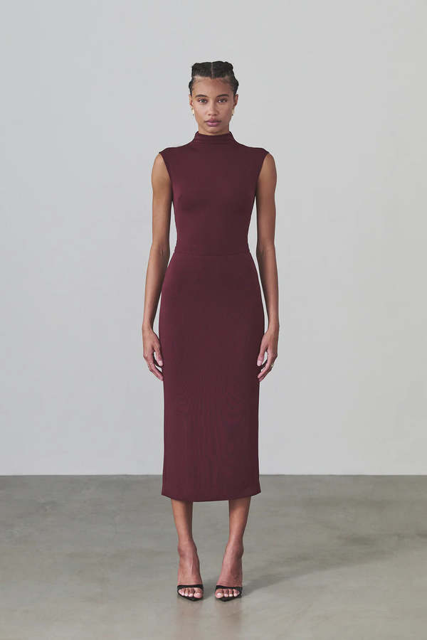 Artemis Diciero Natalia Midi Skirt - Burgundy Artemis Diciero Natalia Midi Skirt - Burgundy