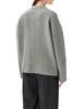 Ami Alexandre Mattiussi Ami Paris Alpaca Cardigan with Ami de Coeur Logo - Gris - Thumbnail 2