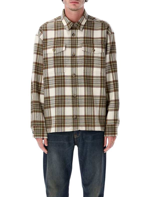 Ami Alexandre Mattiussi Ami Paris Checked Green Shirt - Check Green