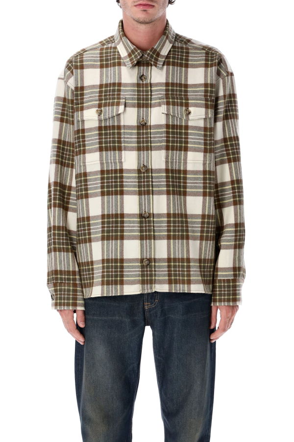 Ami Alexandre Mattiussi Ami Paris Checked Green Shirt - Check Green