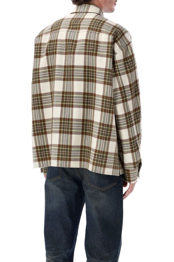 Ami Alexandre Mattiussi Ami Paris Checked Green Shirt - Check Green