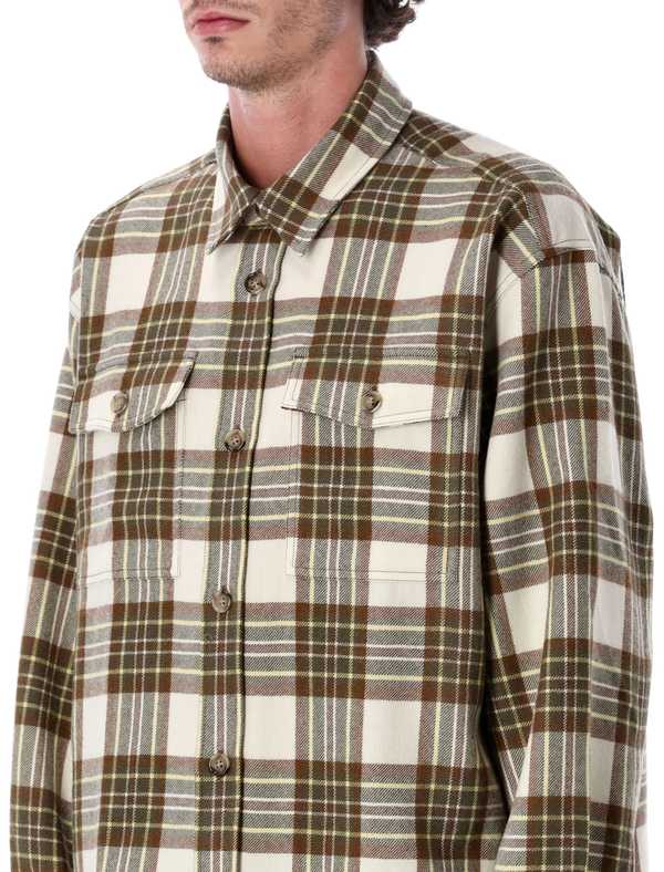 Ami Alexandre Mattiussi Ami Paris Checked Green Shirt - Check Green