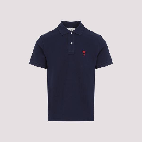 Ami Alexandre Mattiussi De Coeur Polo Shirt - Bleu Nuit