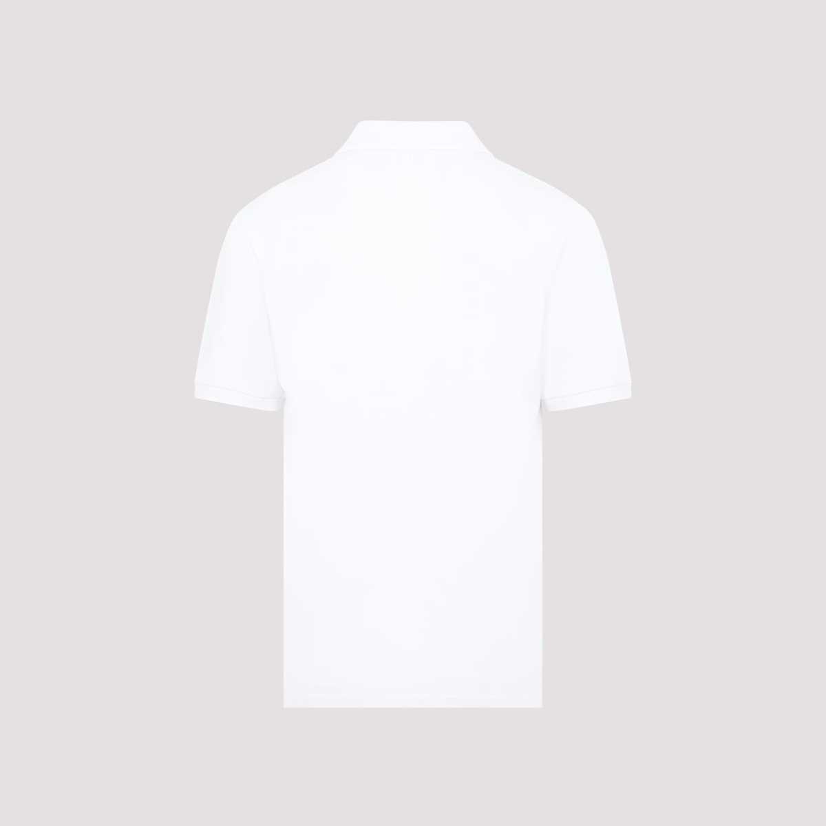 Ami Alexandre Mattiussi De Coeur Polo Shirt - White - Image 4 of 5