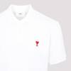 Ami Alexandre Mattiussi De Coeur Polo Shirt - White - Thumbnail 5