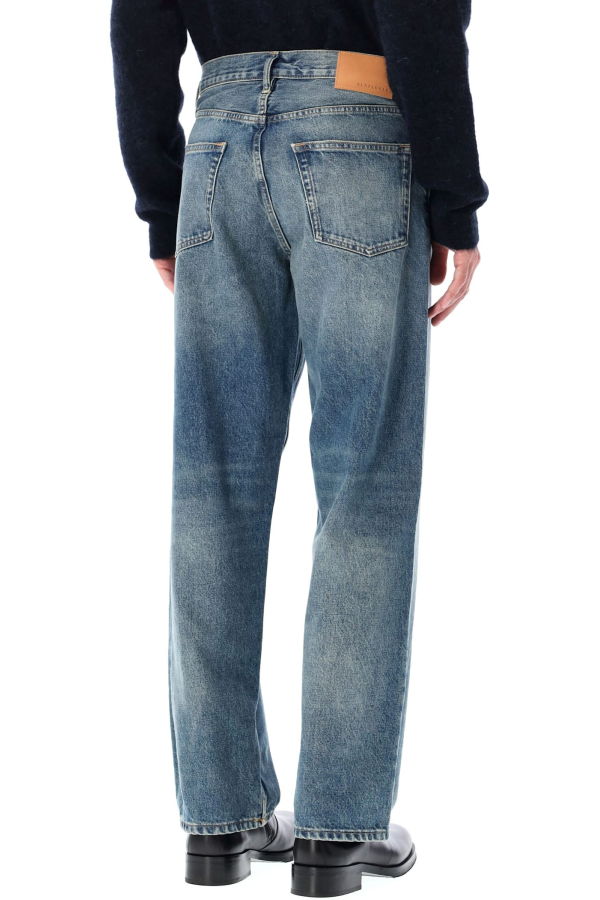 Sunflower Loose Fit Vintage-washed Organic Denim Jeans - Dark Blue Vintage