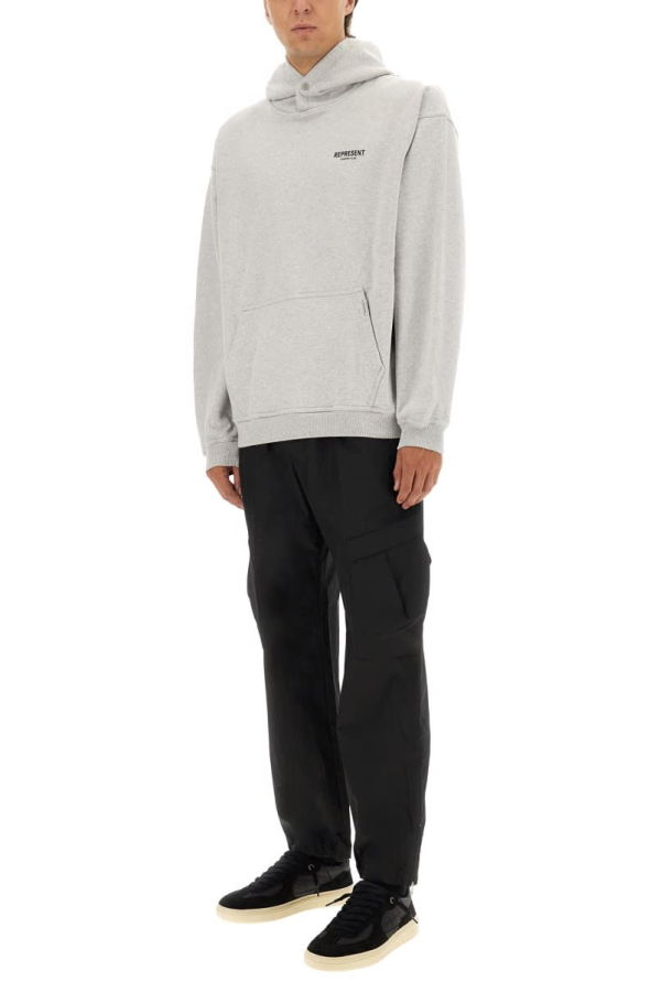 Represent Felpa Con Cappuccio Hoodie - Gray